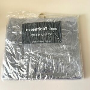 NWT Clear Plastic Vinyl Table Cover Protector for Dining Room 60 x 90 inches